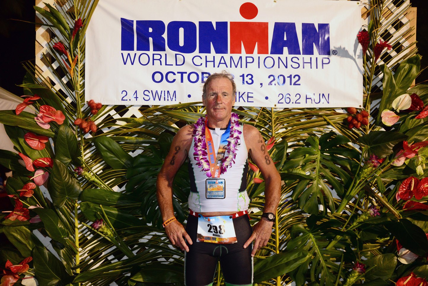 Manuel del Sastre, triatlonista, participante del durísimo desafío deportivo Ironman